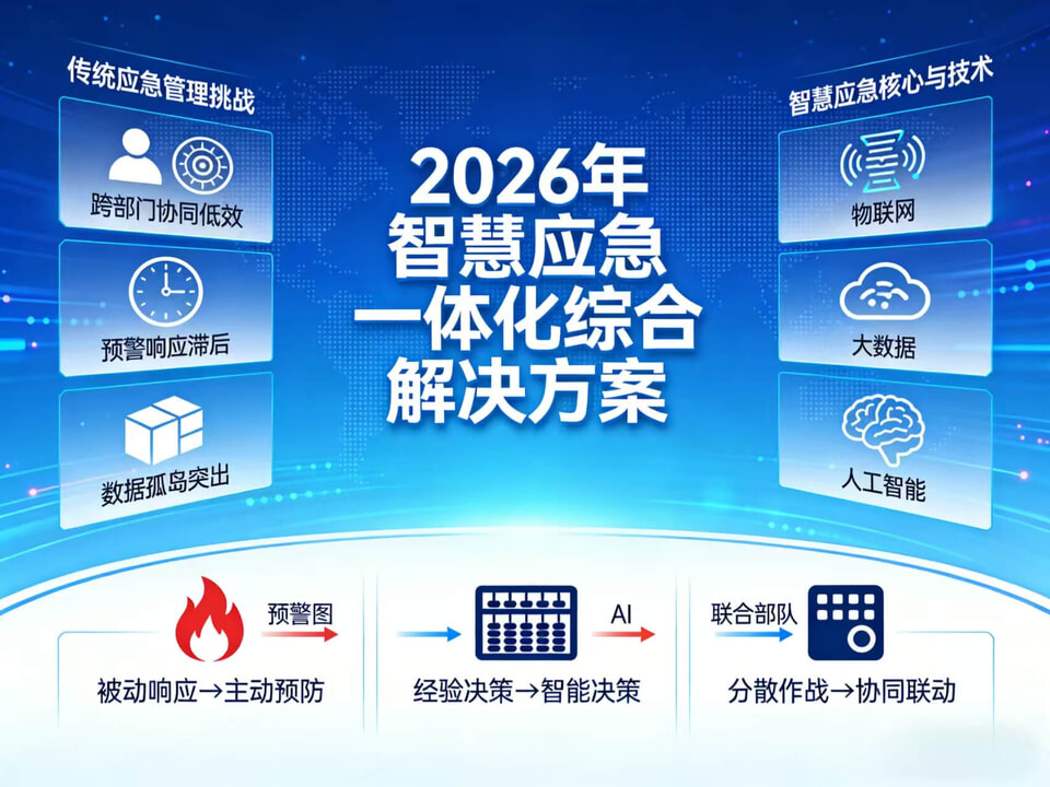 2026智慧应急一体化综合解决方案丨附全套方案下载插图 2026智慧应急一体化综合解决方案 - 1085页下载丨数智赋能五级架构驱动应急管理智能闭环转型