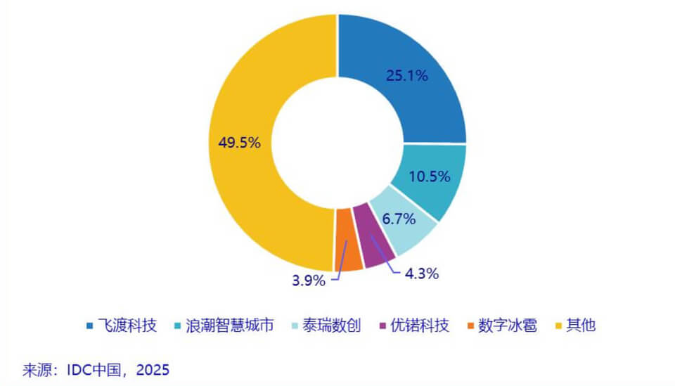 中国数字孪生平台与交付市场份额格局，平台引领与交付落地双轮驱动