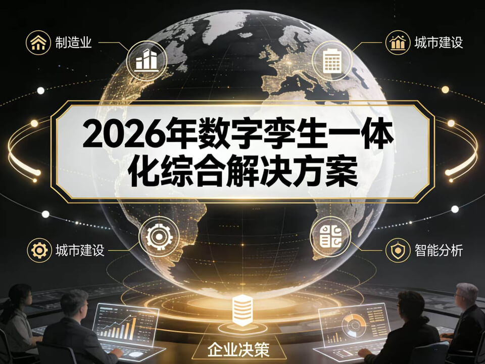 2026年数字孪生一体化综合解决方案|附全套方案下载插图 2026年数字孪生一体化综合解决方案|附全套方案下载