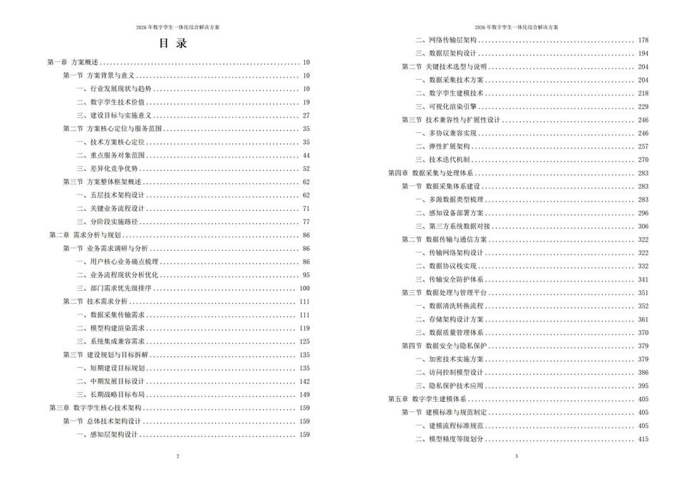 2026年数字孪生一体化综合解决方案|附全套方案下载