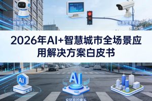 2026年AI+新型智慧城市全域落地建设全场景应用解决方案白皮书 – 全1795页
