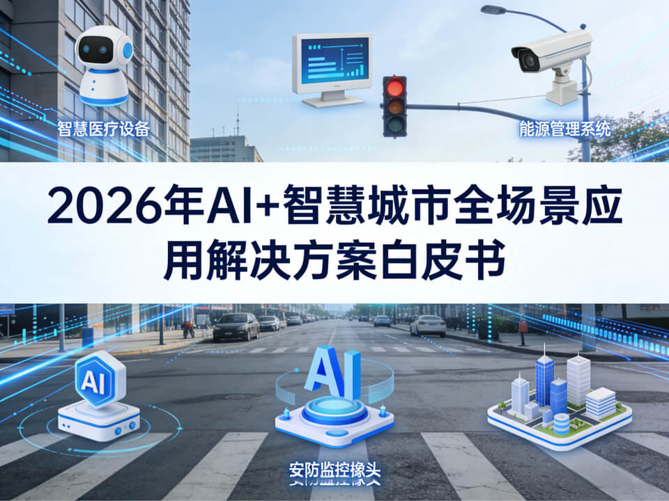 2026年AI+新型智慧城市全域落地建设全场景应用解决方案白皮书 - 全1795页