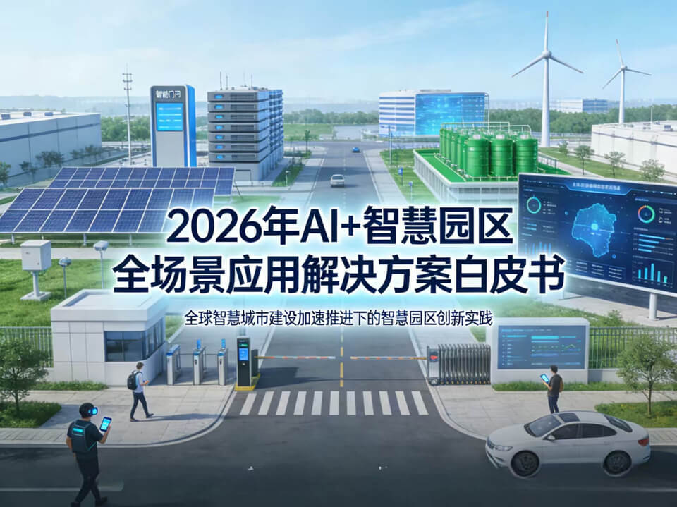 2026年人工智能AI赋能智慧园区全场景落地应用解决方案白皮书下载