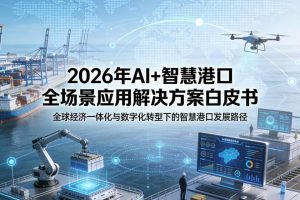 2026年人工智能赋能智慧港口：AI+全场景落地应用解决方案白皮书 – 全2448页下载