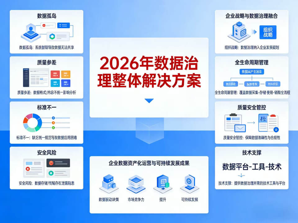 2026年数据治理整体解决方案-全生命周期管理-八大体系 | 附1066页方案全套方案下载插图 2026年数据治理整体解决方案-全生命周期管理-八大体系 | 附1066页方案全套方案下载