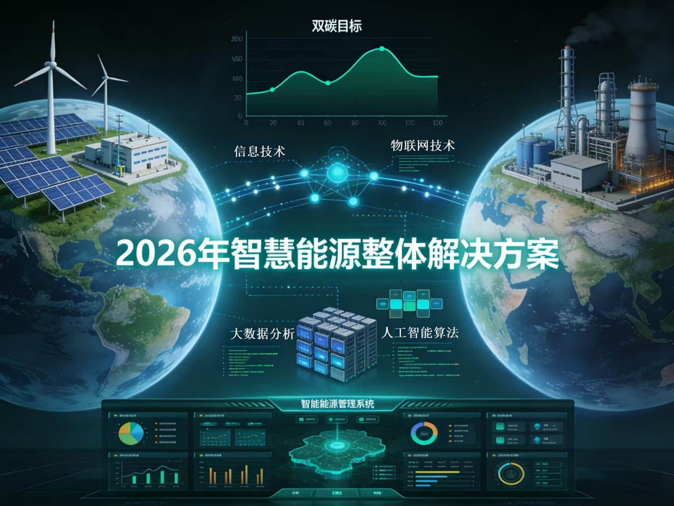 2026年智慧能源整体解决方案(四层架构,五大模块)|附1026页全套方案资料下载插图 2026年智慧能源整体解决方案|附1026页全套方案资料下载