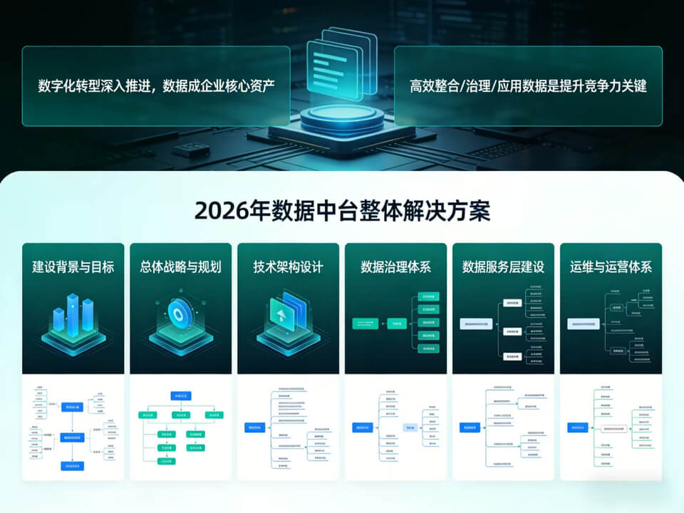 2026年数据中台整体解决方案-全1151页