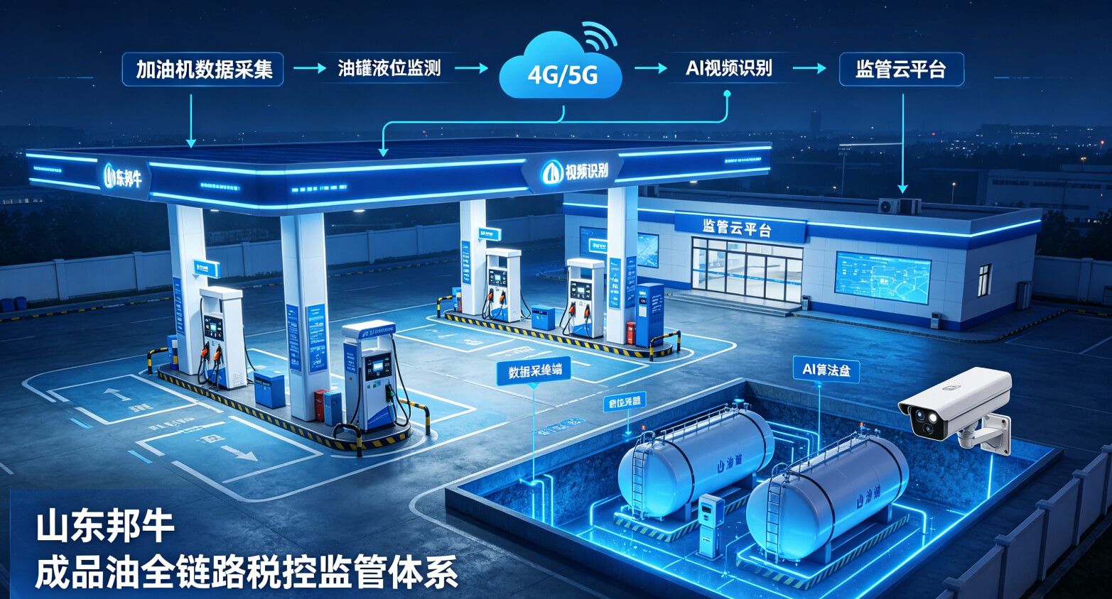 以数治税 智管油站｜山东邦牛税控软硬件一体化方案，筑牢成品油全链条监管防线