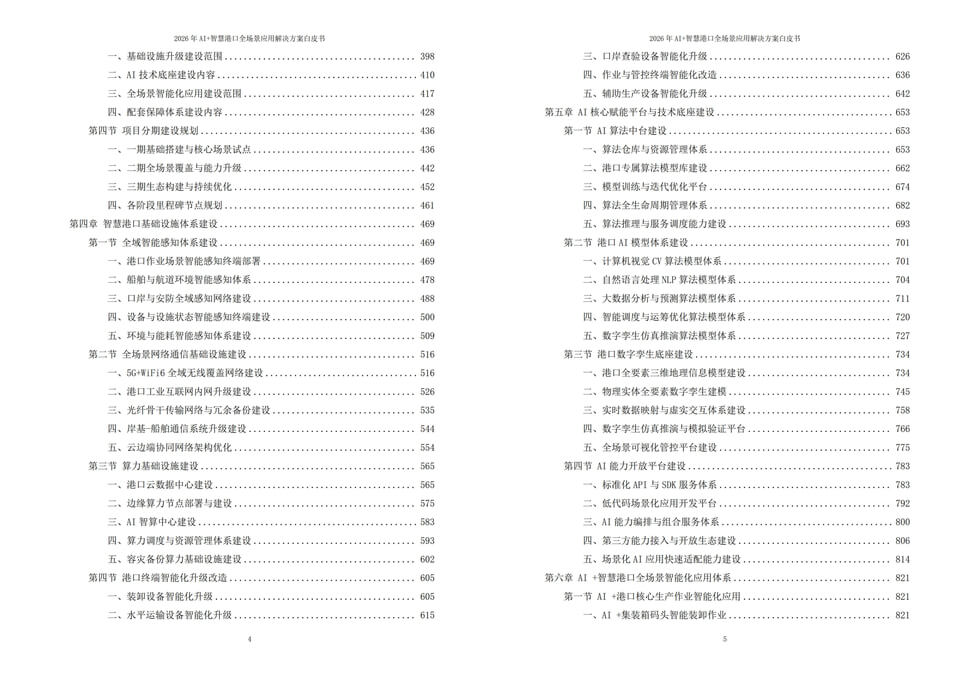 2026年人工智能赋能智慧港口：AI+全场景落地应用解决方案白皮书 - 全2448页下载