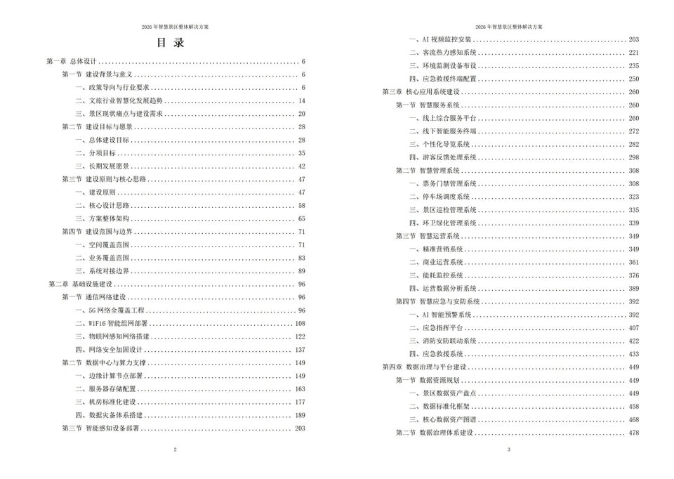 2026数字化赋能：智慧景区全域建设落地实施方案 - 825页及全套方案合集下载